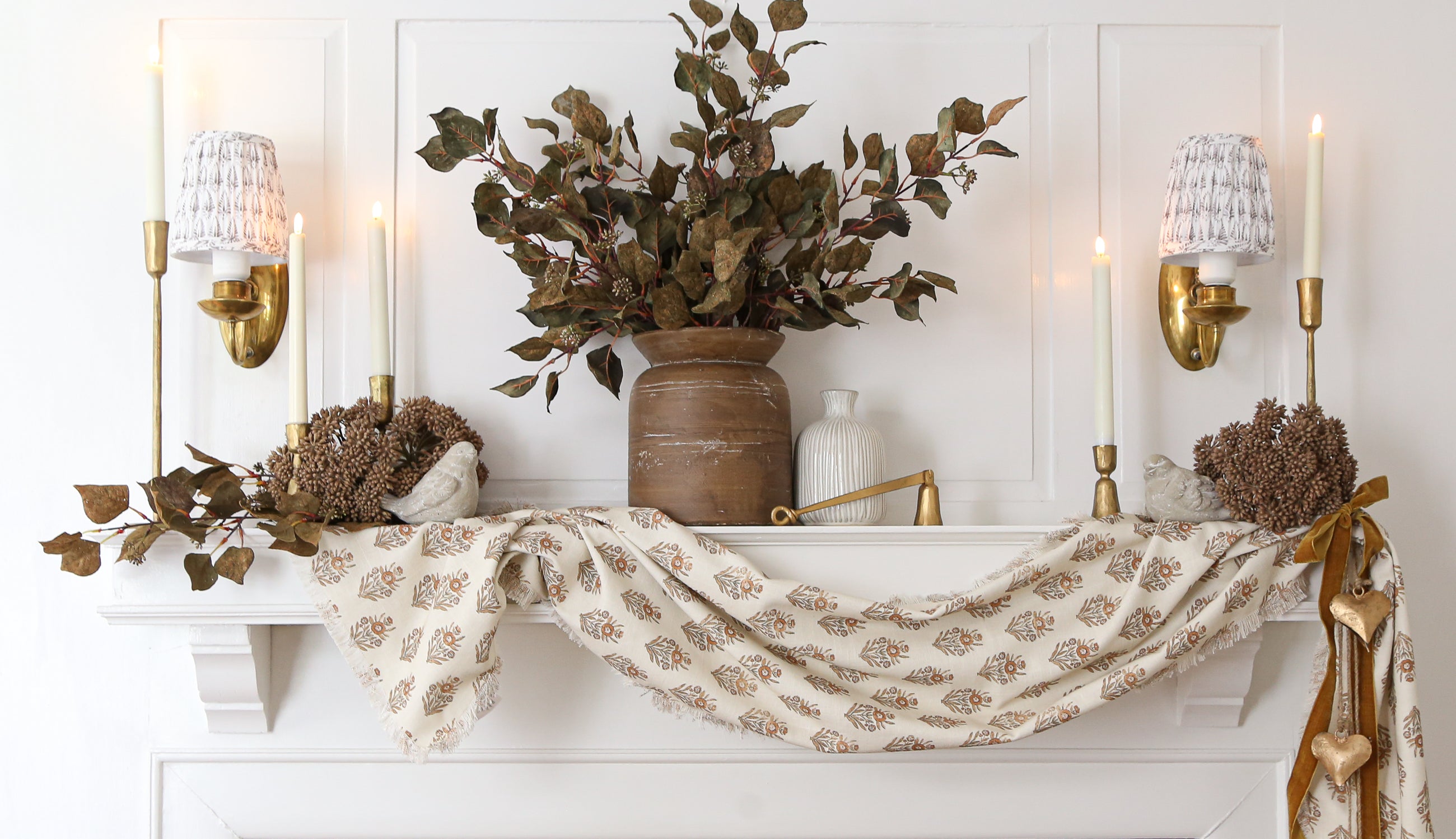 Nancy Meyers Aesthetic for the Fireplace