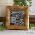 Hand-Carved Photo Frame with Ribbed Pattern showcasing exquisite detail and texture, perfect for displaying cherished memories.
