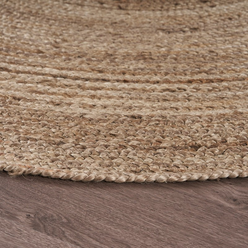 Natural Fiber Jute Rug ( Gray )