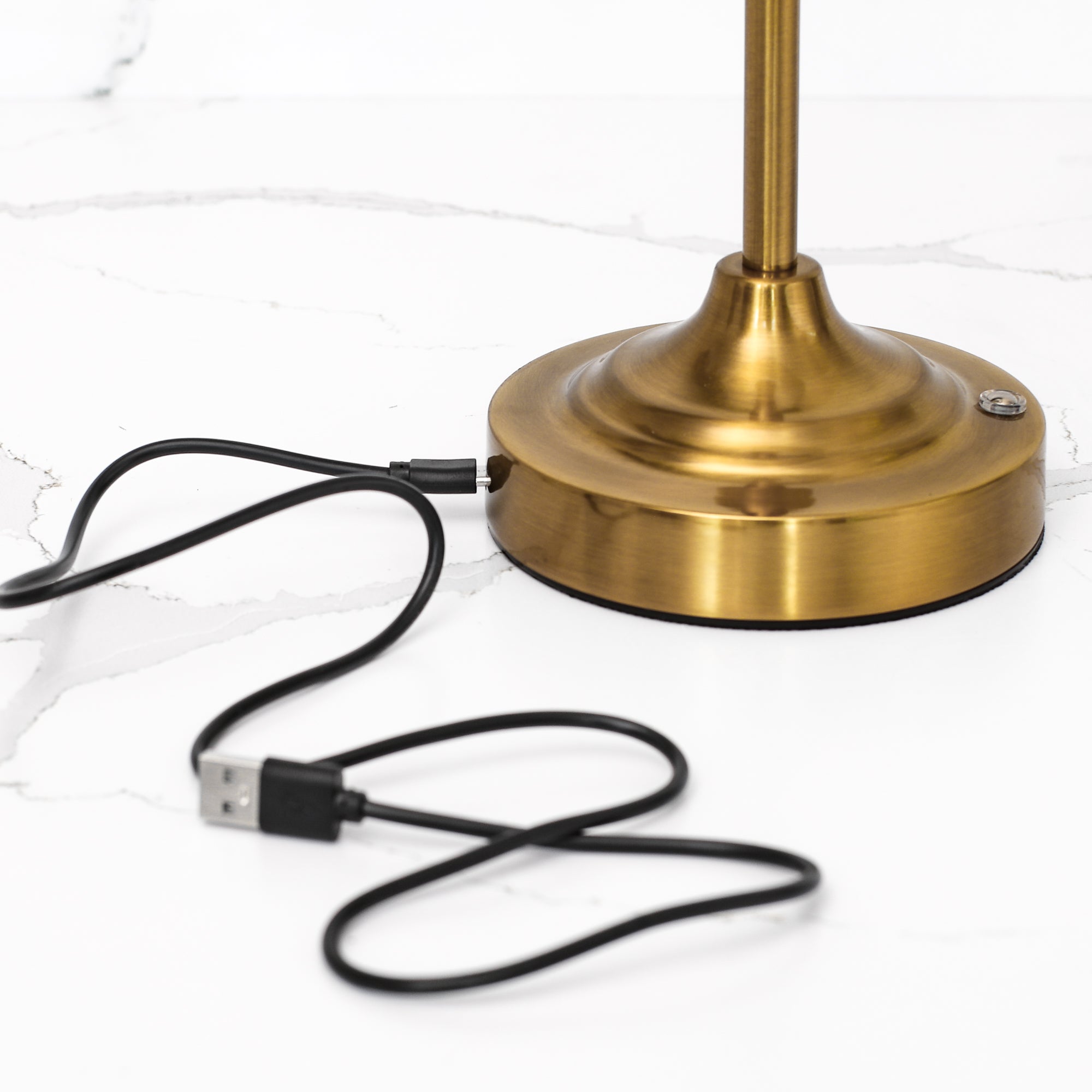 Rechargeable Gold LED Tap Lamp