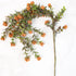 Late Bloomer Draping Orange Vine featuring vibrant orange blooms and soft greenery, perfect for seasonal home decor accents.