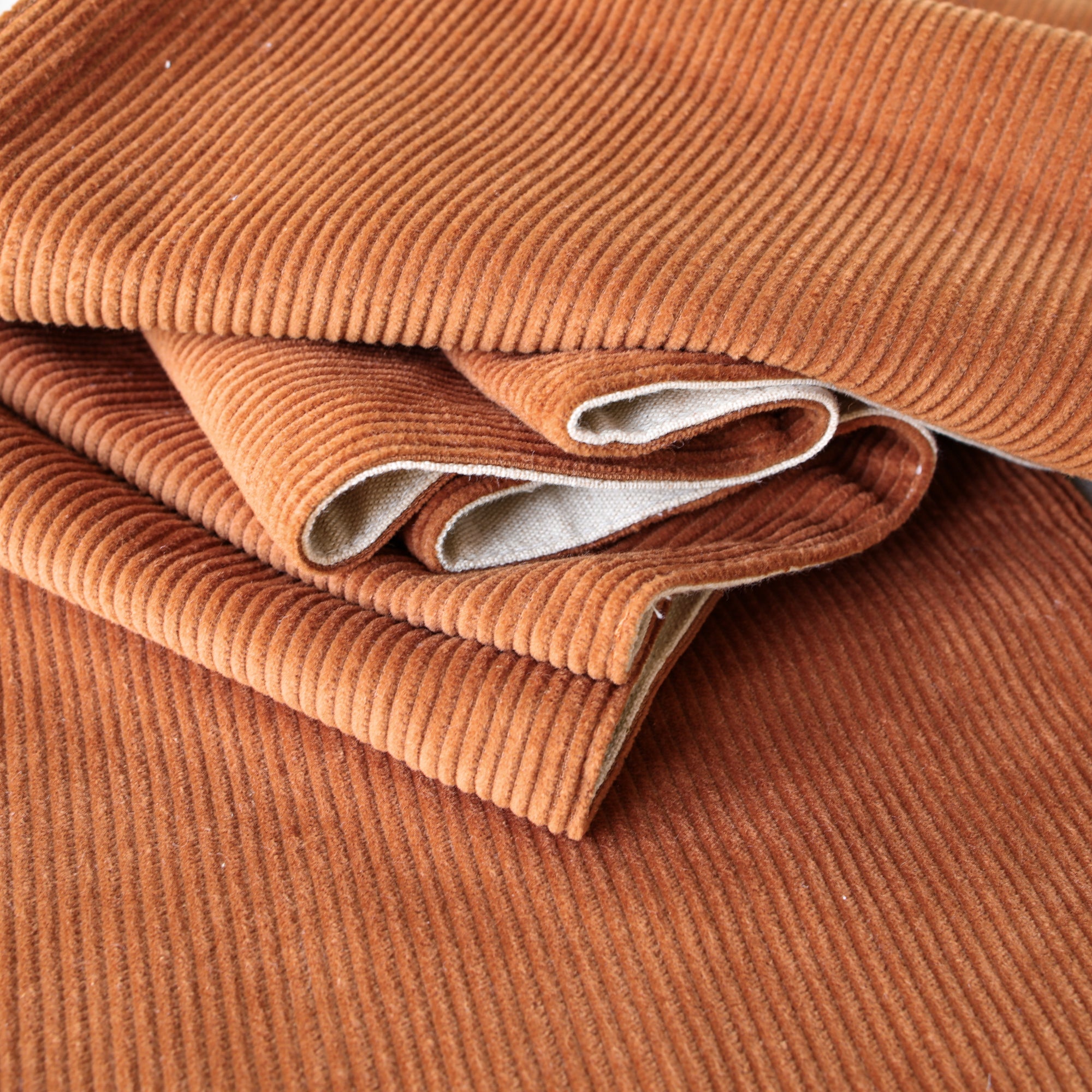 Corduroy and Linen Double Sided Table Runner
