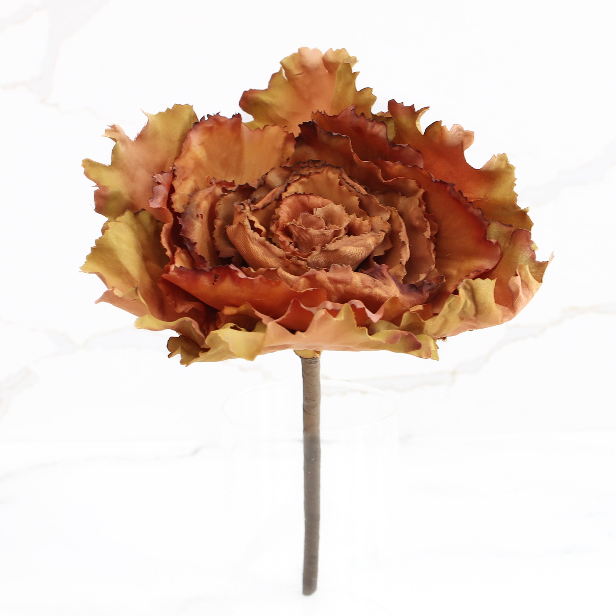Orange Ornamental Cabbage Pick