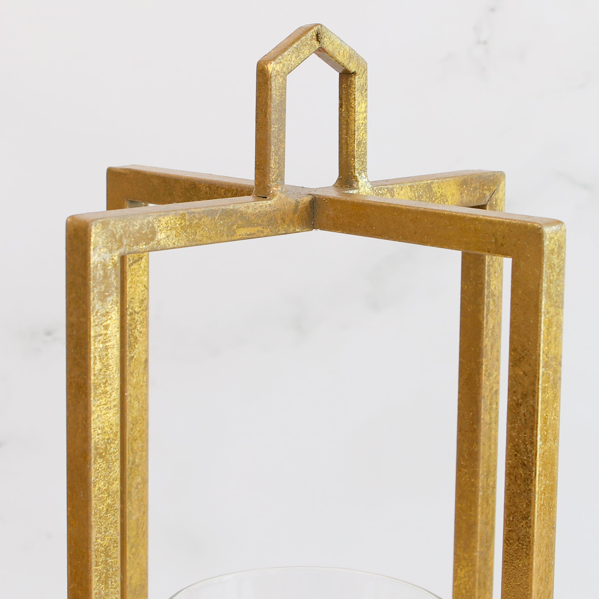 DOORBUSTER Gold Mod Lantern Set of 3 - Interior Delights