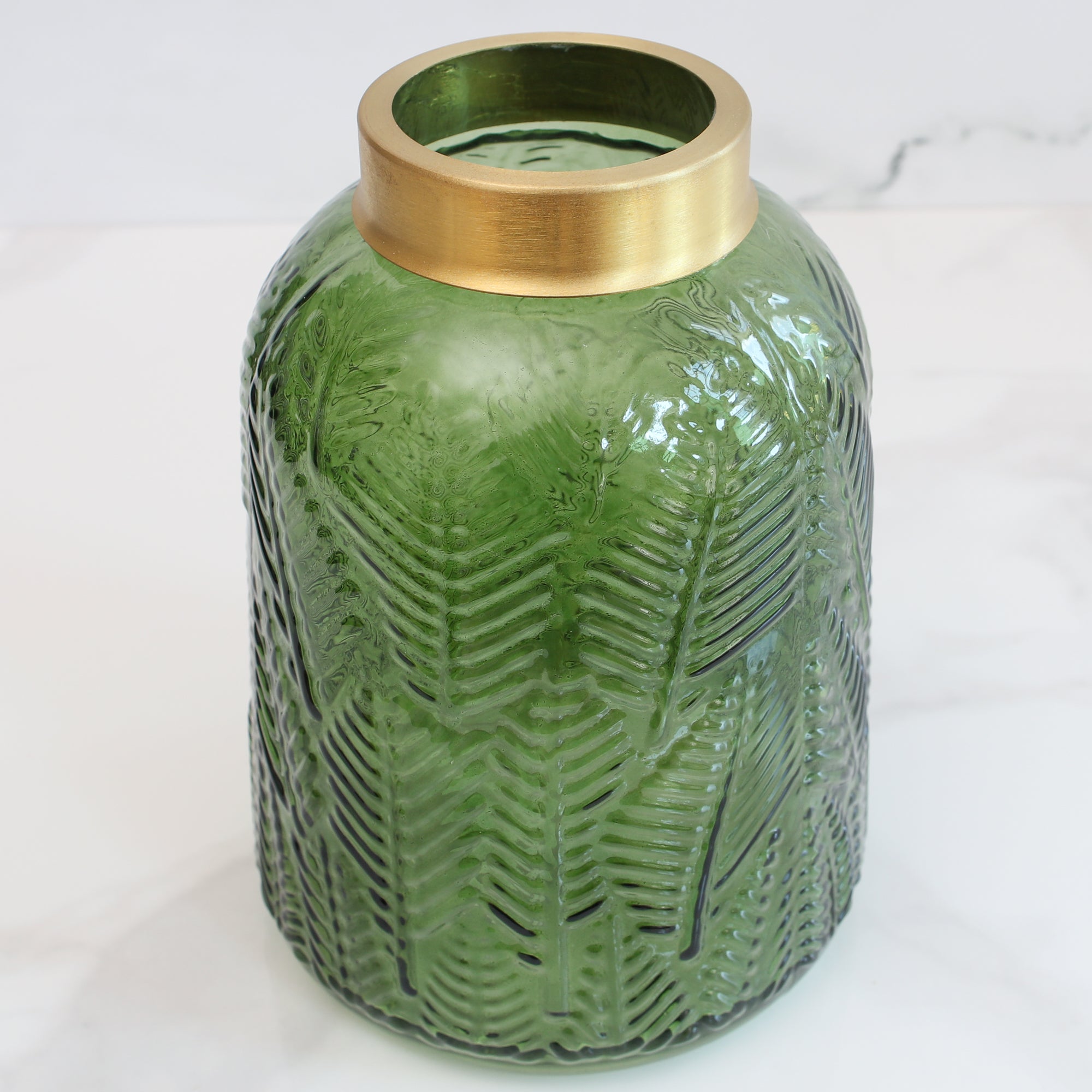 Medium Emerald Glass Vase
