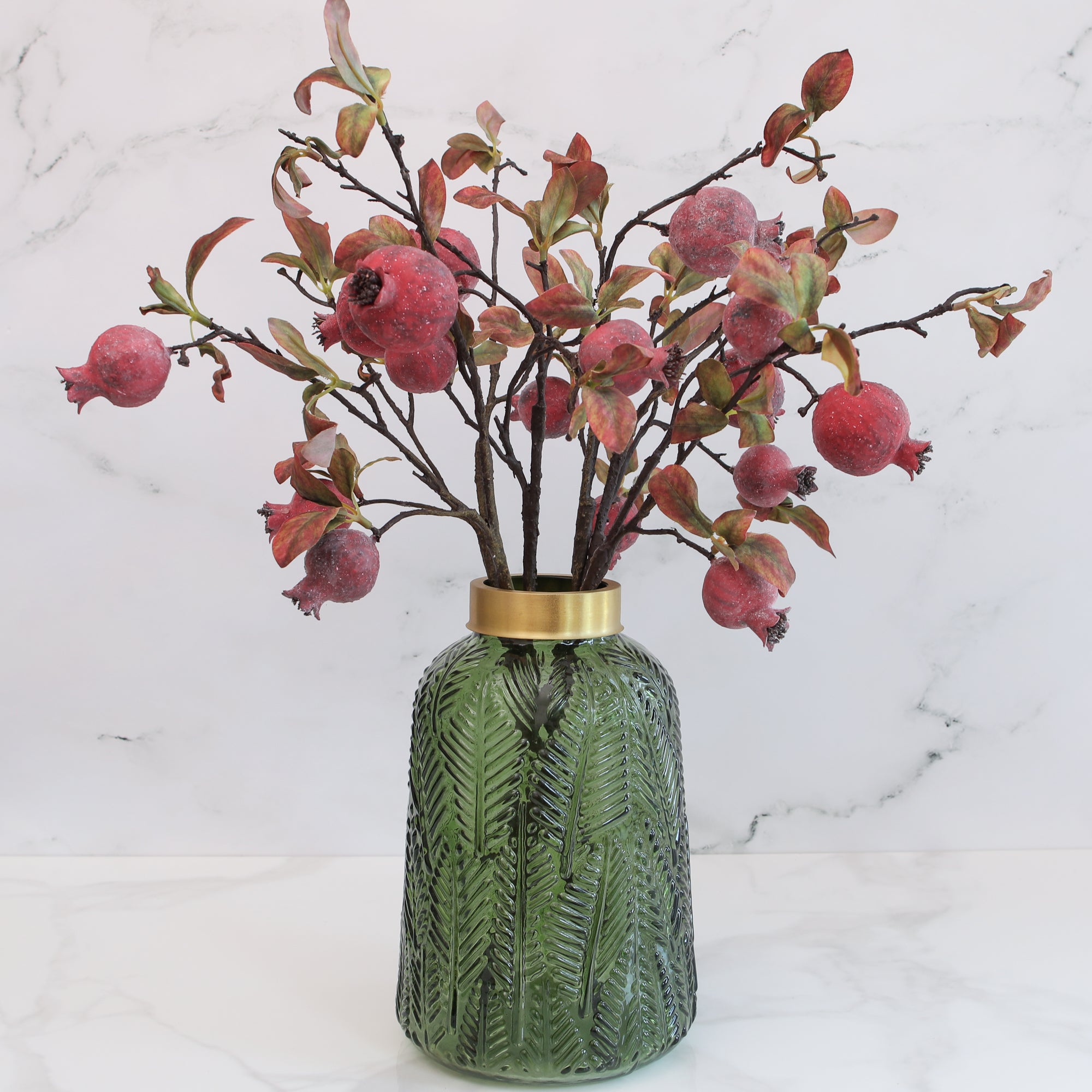 Large Emerald Glass Vase