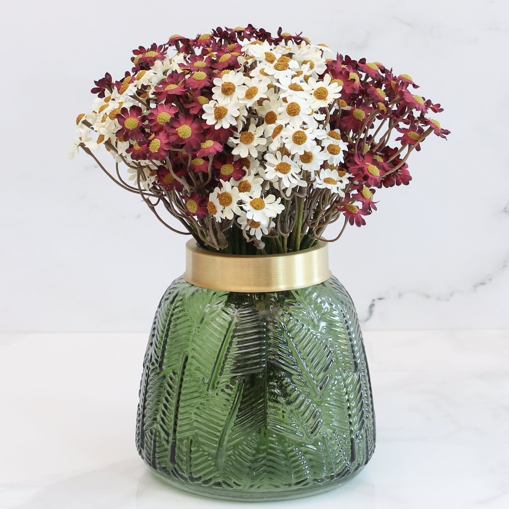 Small Emerald Glass Vase