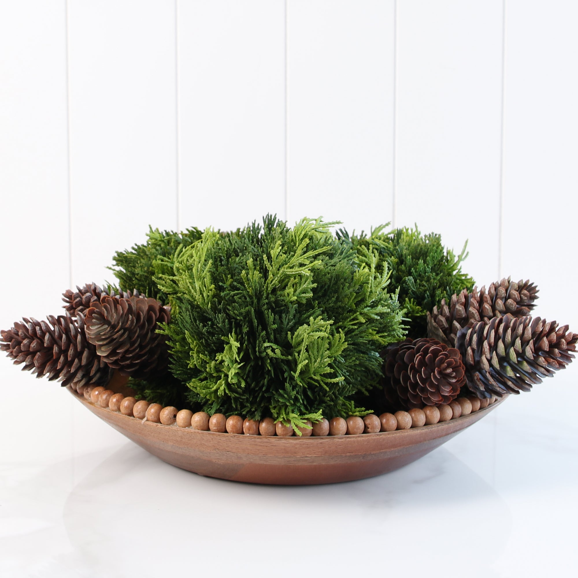 6" Real Touch Cedar Ball with Rope