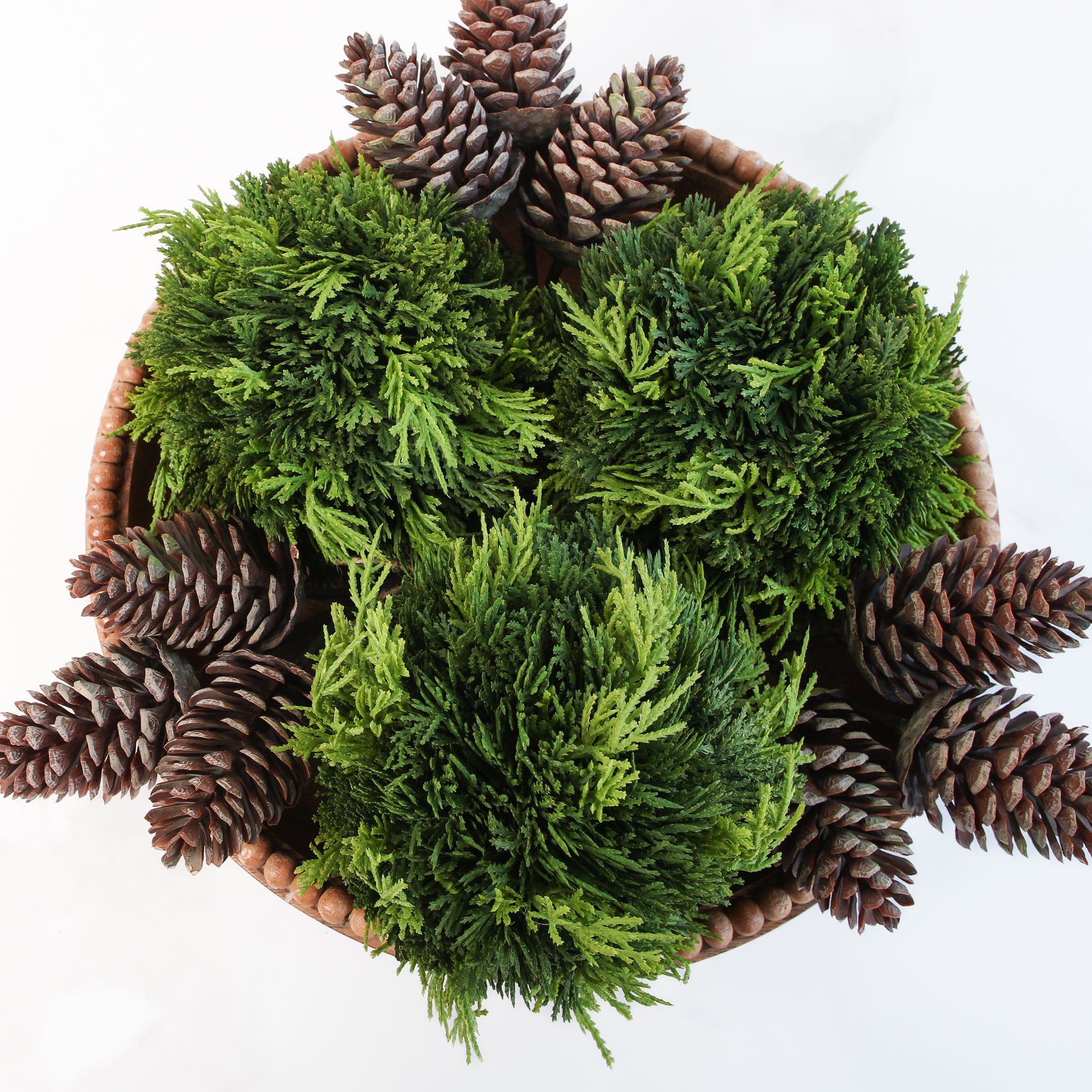 6" Real Touch Cedar Ball with Rope