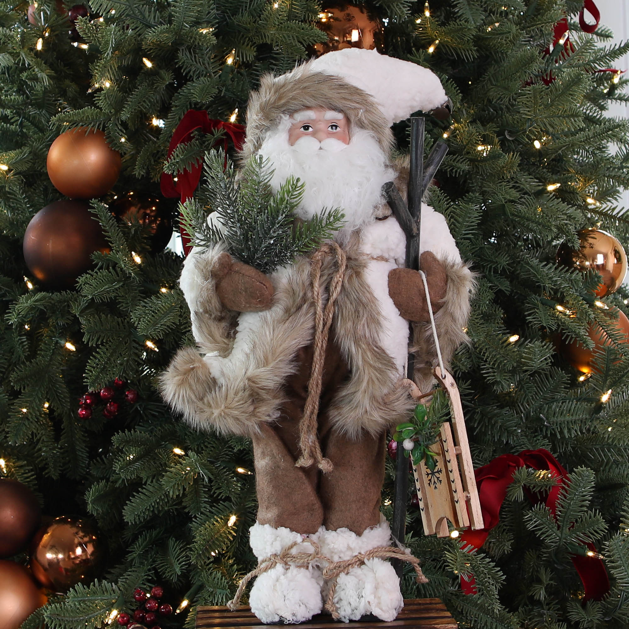 Woodland Santa with Sled