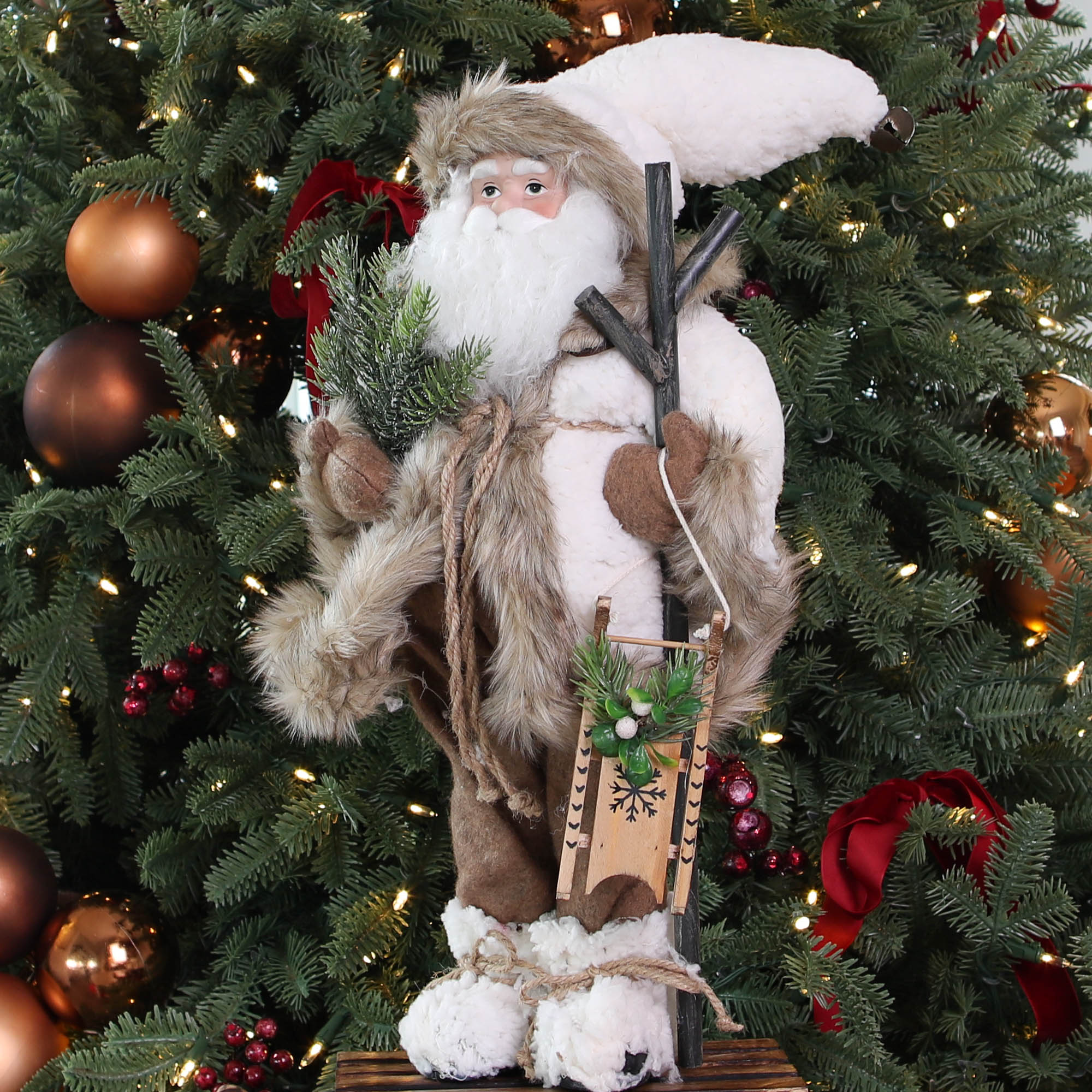 Woodland Santa with Sled