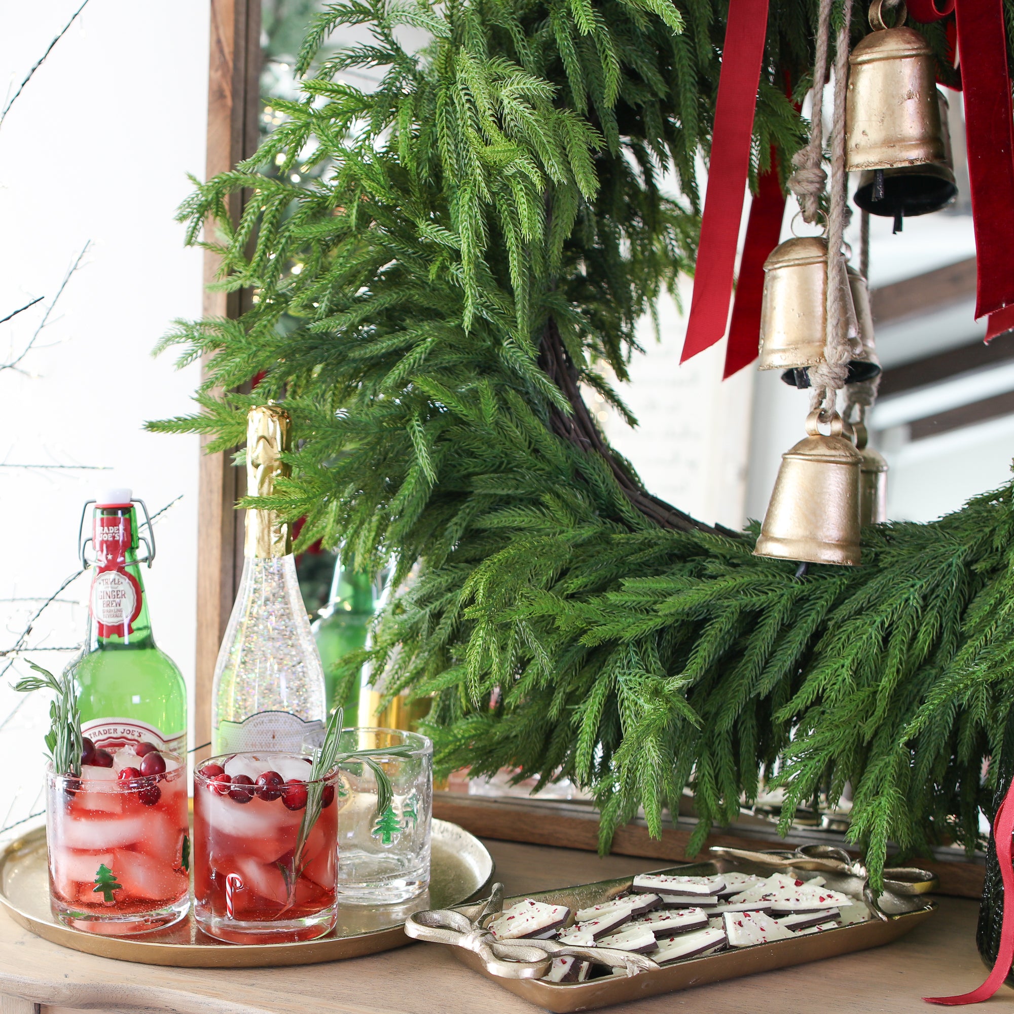 Candy Cane Glass