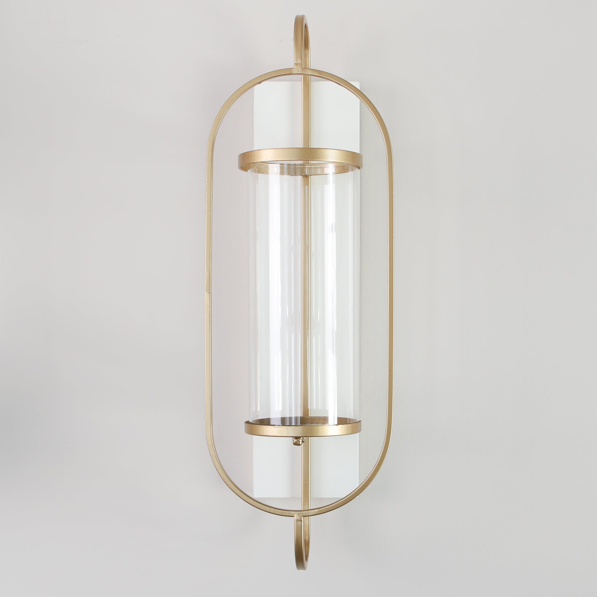 White and Gold Wall Sconce - Interior Delights