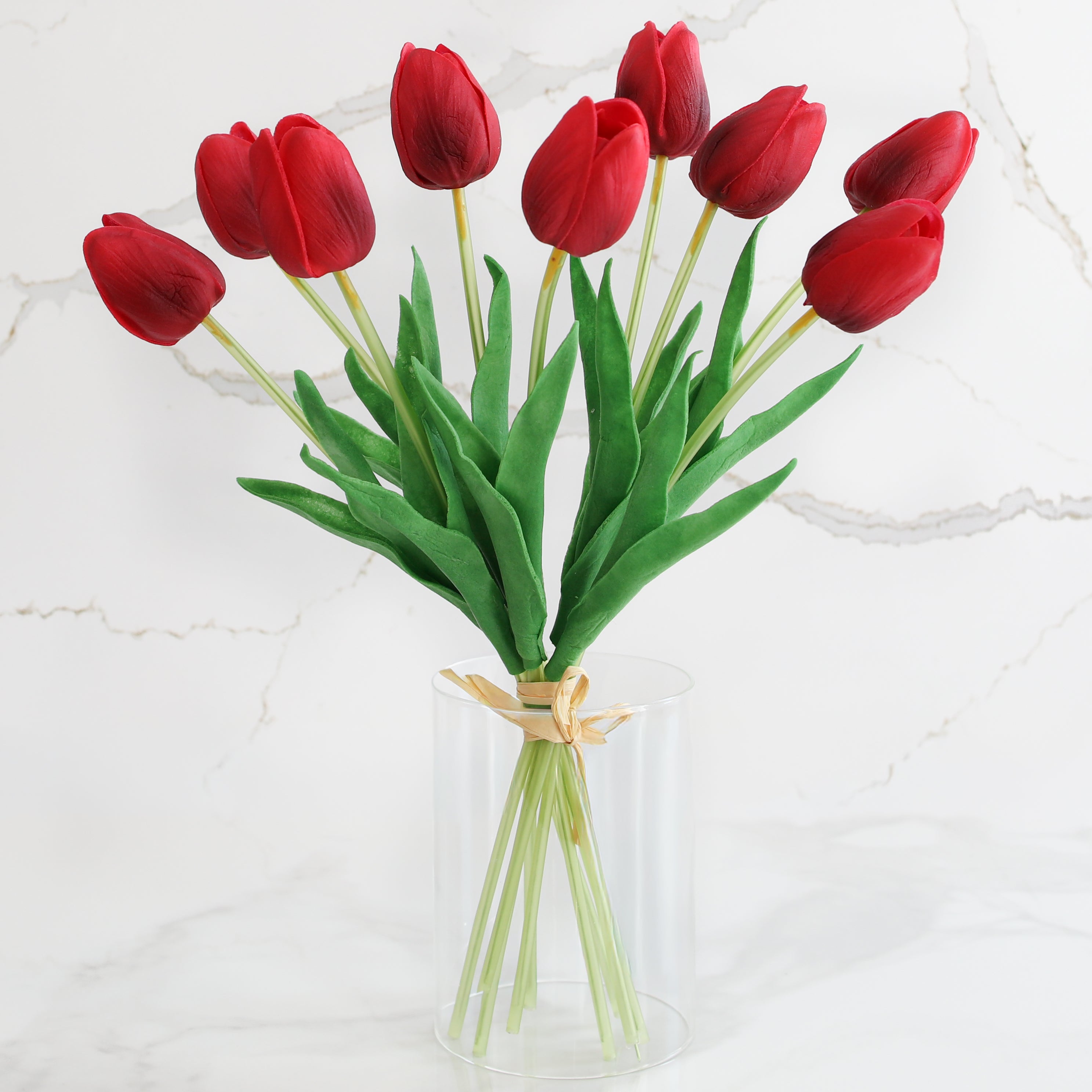 14" Red Tulip Bundle - Interior Delights