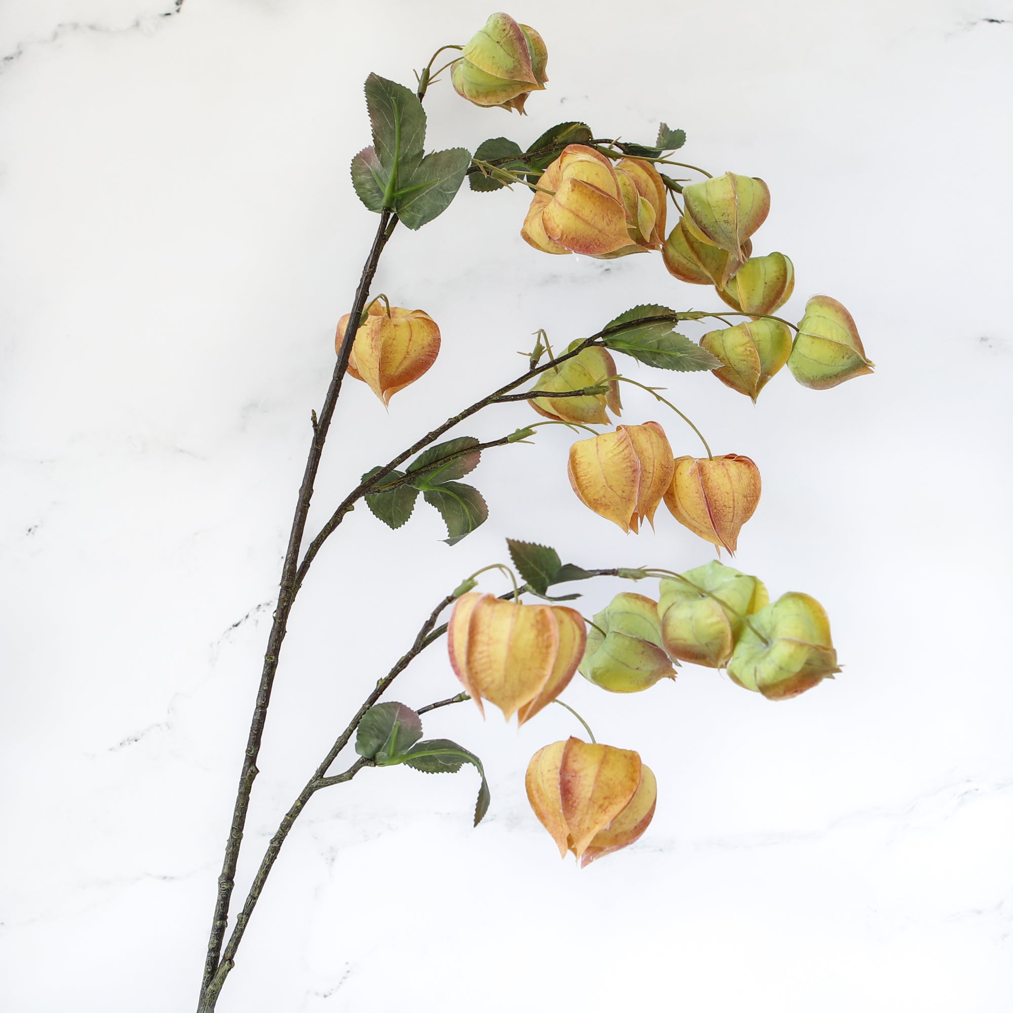 38” Lantern Bud Spray - Yellow