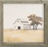 Barn 1 23x23 Thin Timberwood framed print on Raw Natural Canvas with a rustic, time-worn feel.