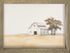 Barn 1 34x44 Thin Timberwood image printed on Raw Natural Canvas, showcasing a vintage feel with a handmade touch.