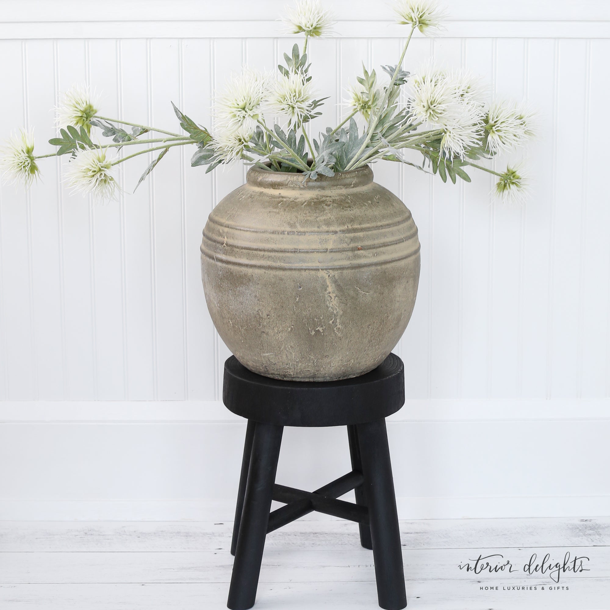 12” Charcoal Wash Vase
