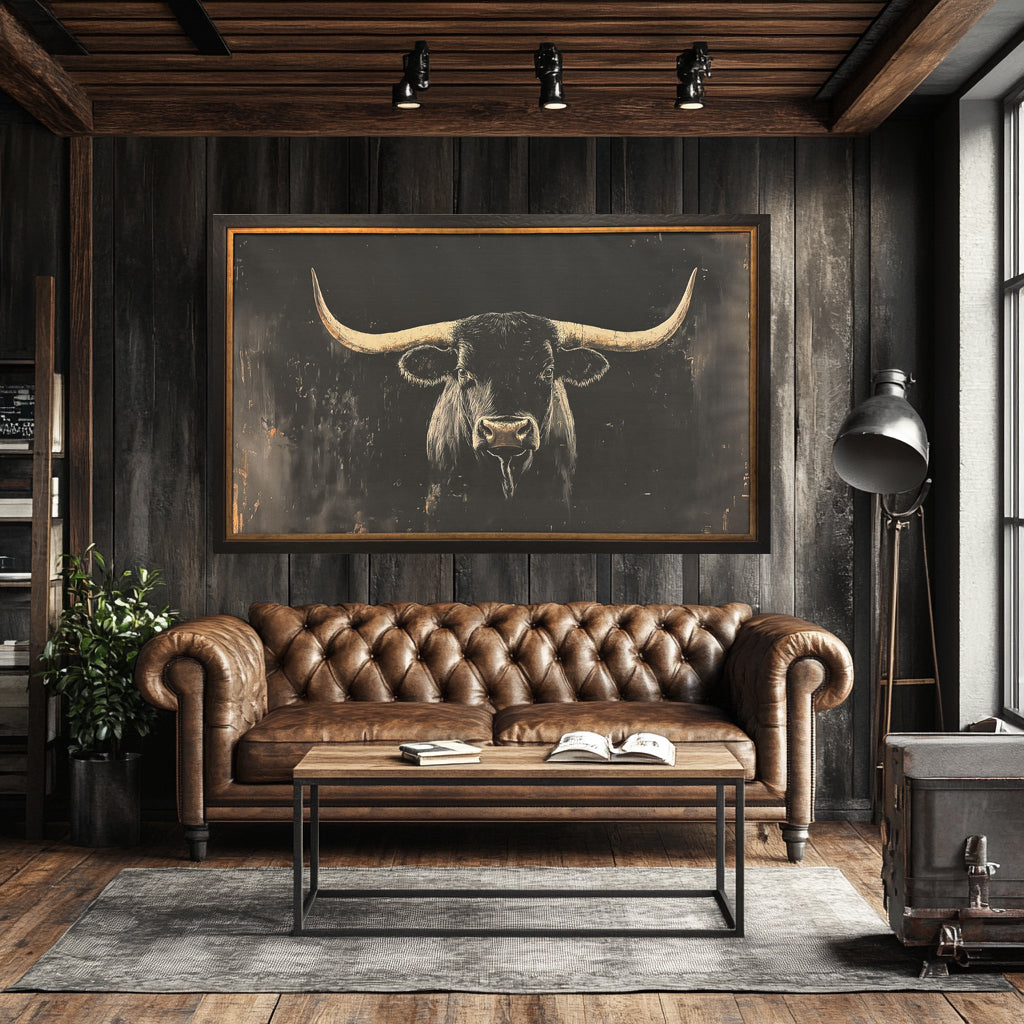 40x60 Black Bull - Interior Delights