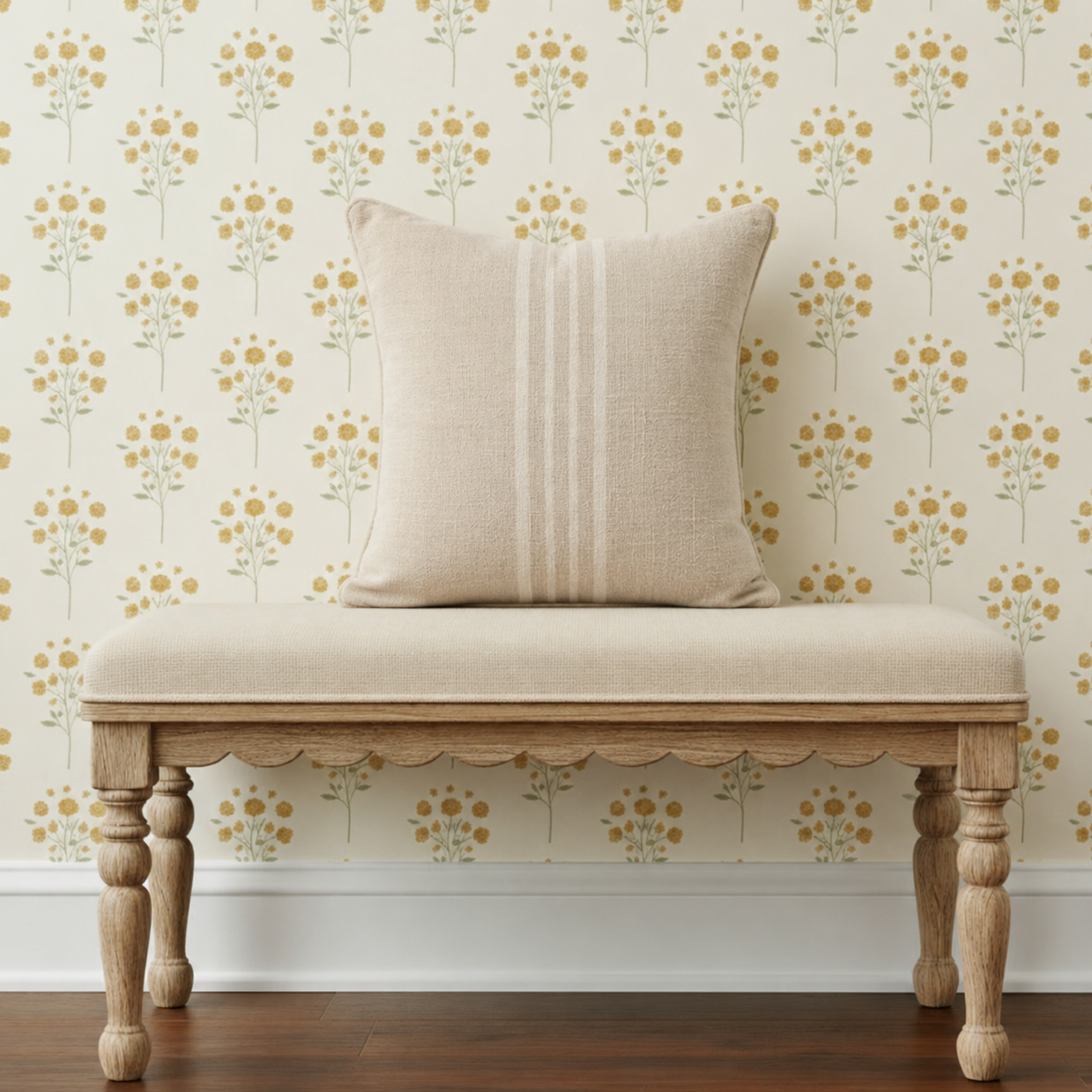 Set of 2 - Eleanor Lumbar 14" x 26" - Natural/Ivory Accent Pillow - Interior Delights