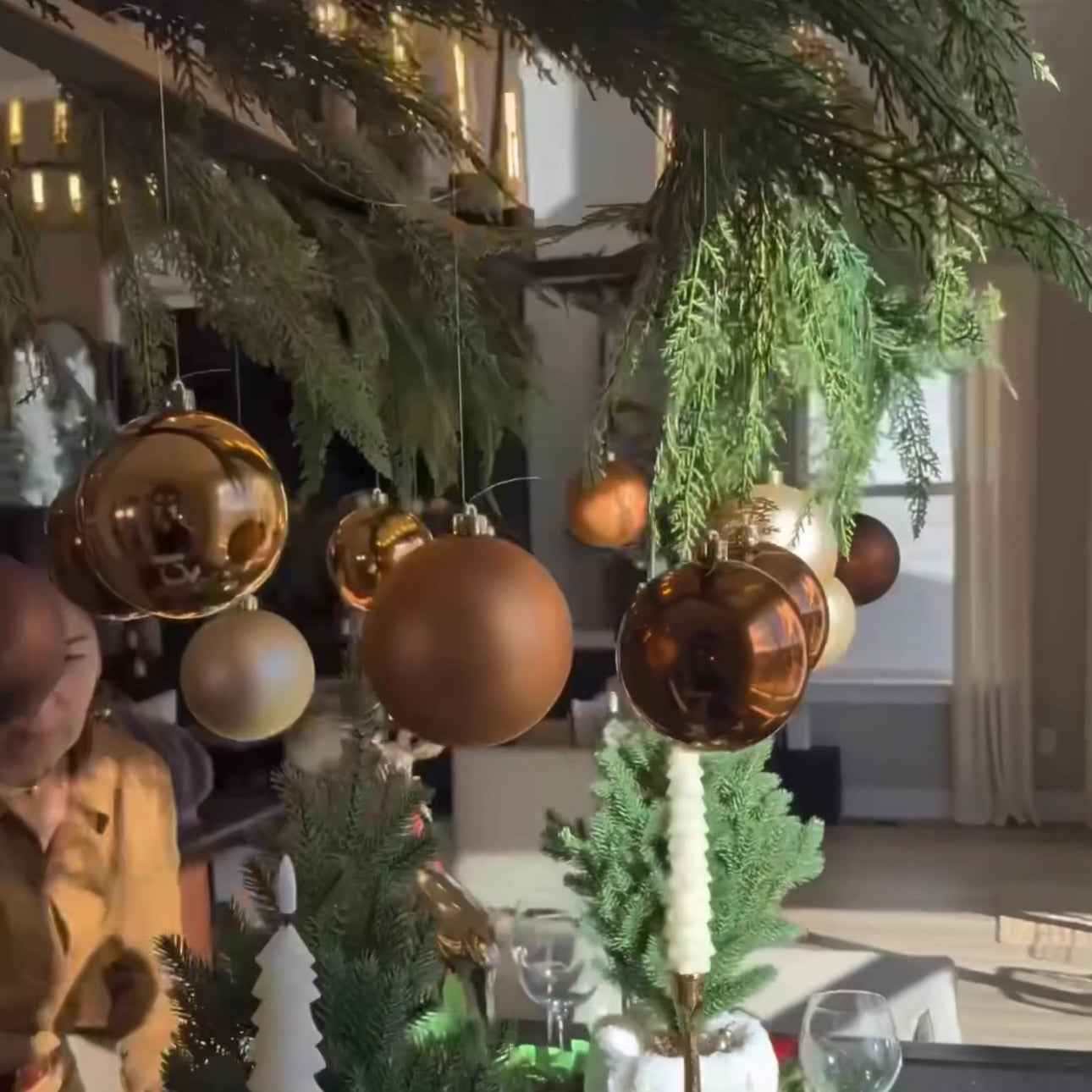 VOLUME BUY 4" Espresso Shatterproof Ornaments Set of 24