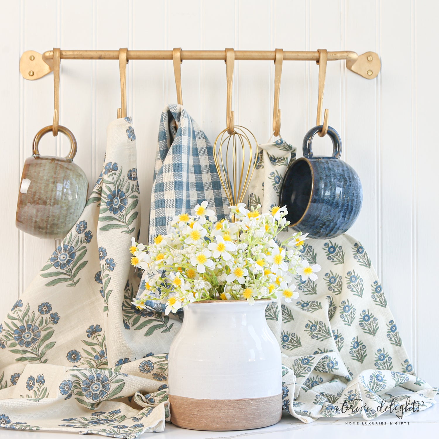 White Mini Daisy Bundle displayed in a decorative vase, a lovely low-maintenance option for spring and summer decoration.