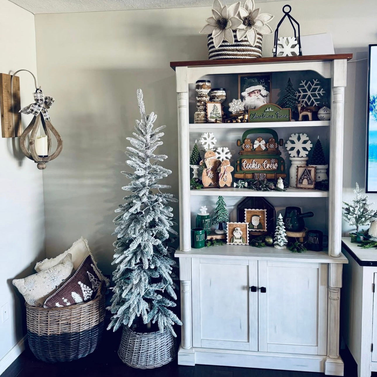 Snowy Fir Tree 6ft - Interior Delights