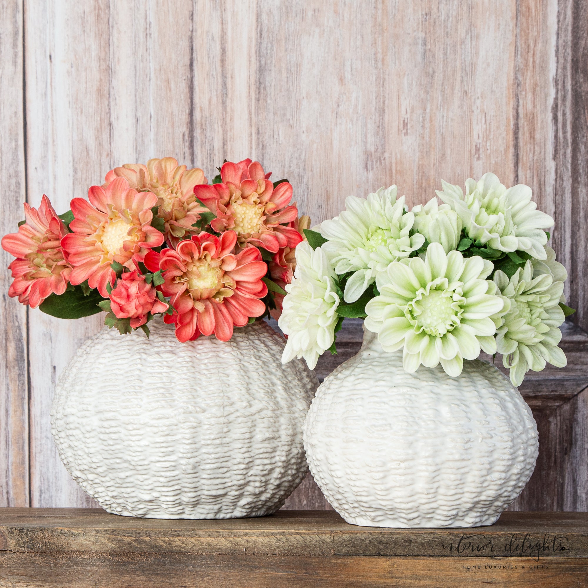 Vibrant bright pink 13” Mum Bundle adding colorful charm to home decor.
