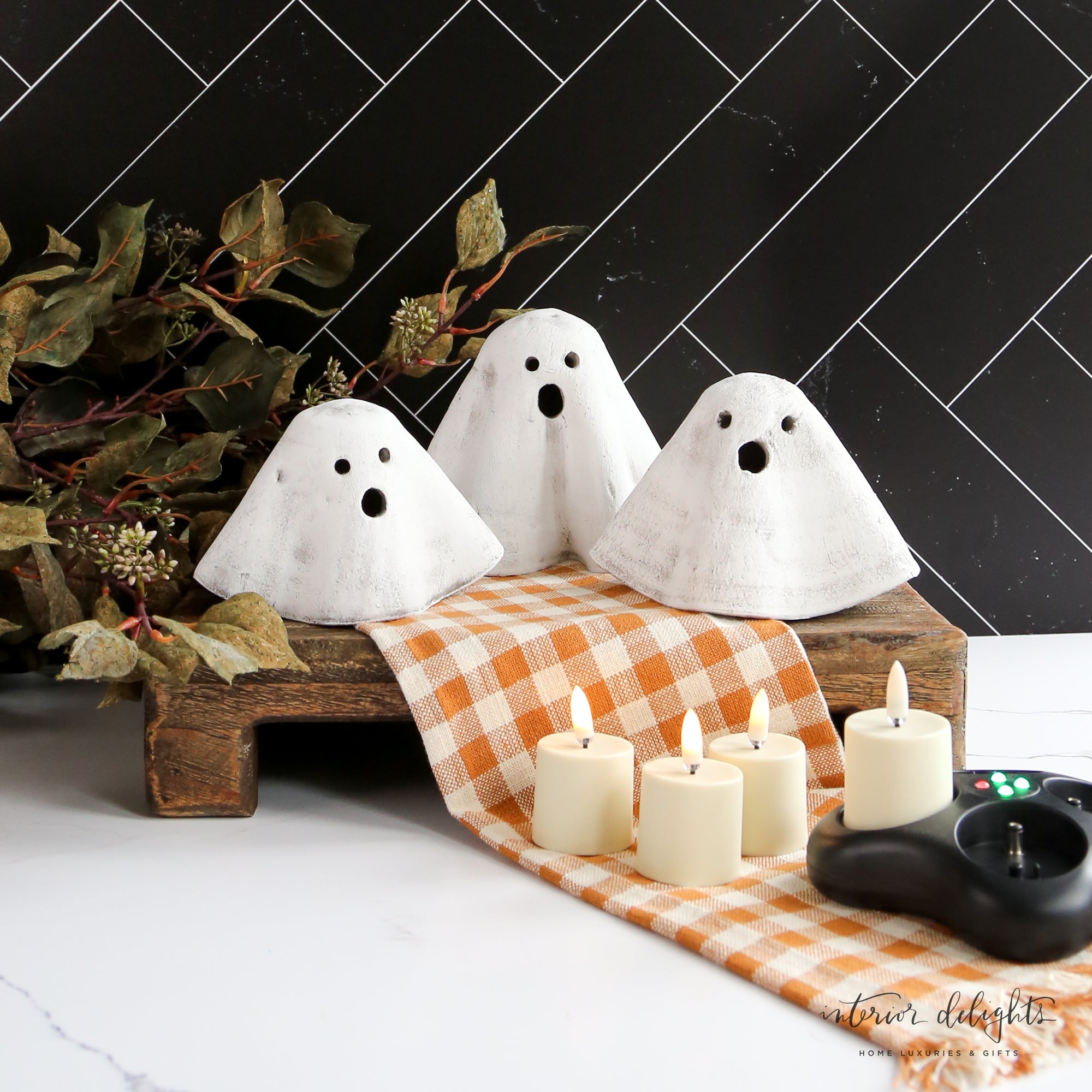 SOLD OUT Terracotta Ghost Votives- Choose From 3 Sizes