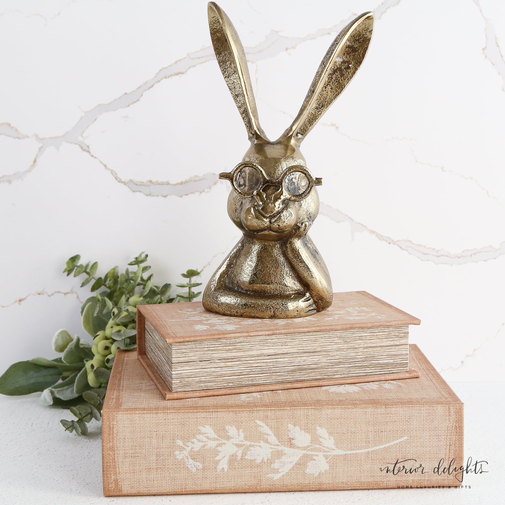 Soft White Floral Book Boxes set of 2 displayed on a bookshelf, adding charm and whimsy to home interiors.