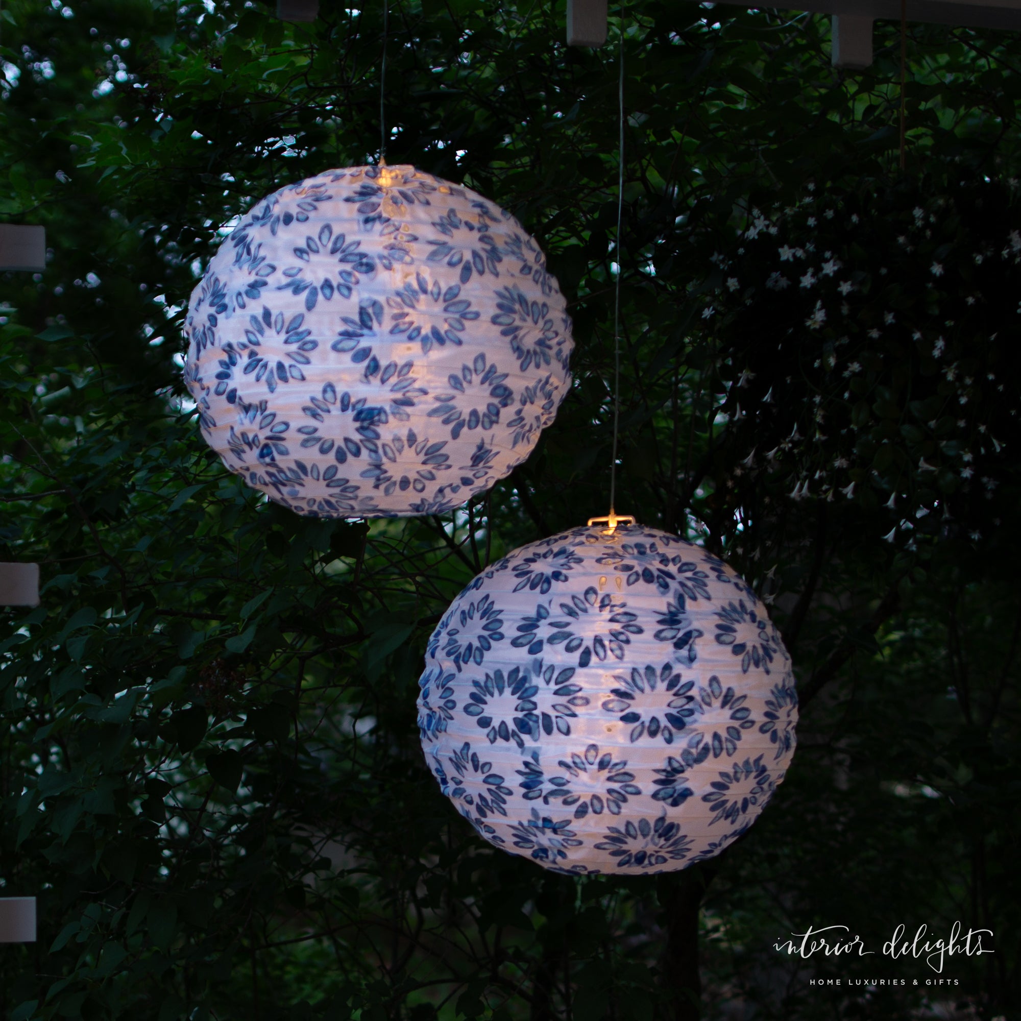 Solar Nylon Blueburst Lantern