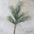 Snow Dusted Fir Spray - 24" long perfect for holiday decor and seasonal arrangements.