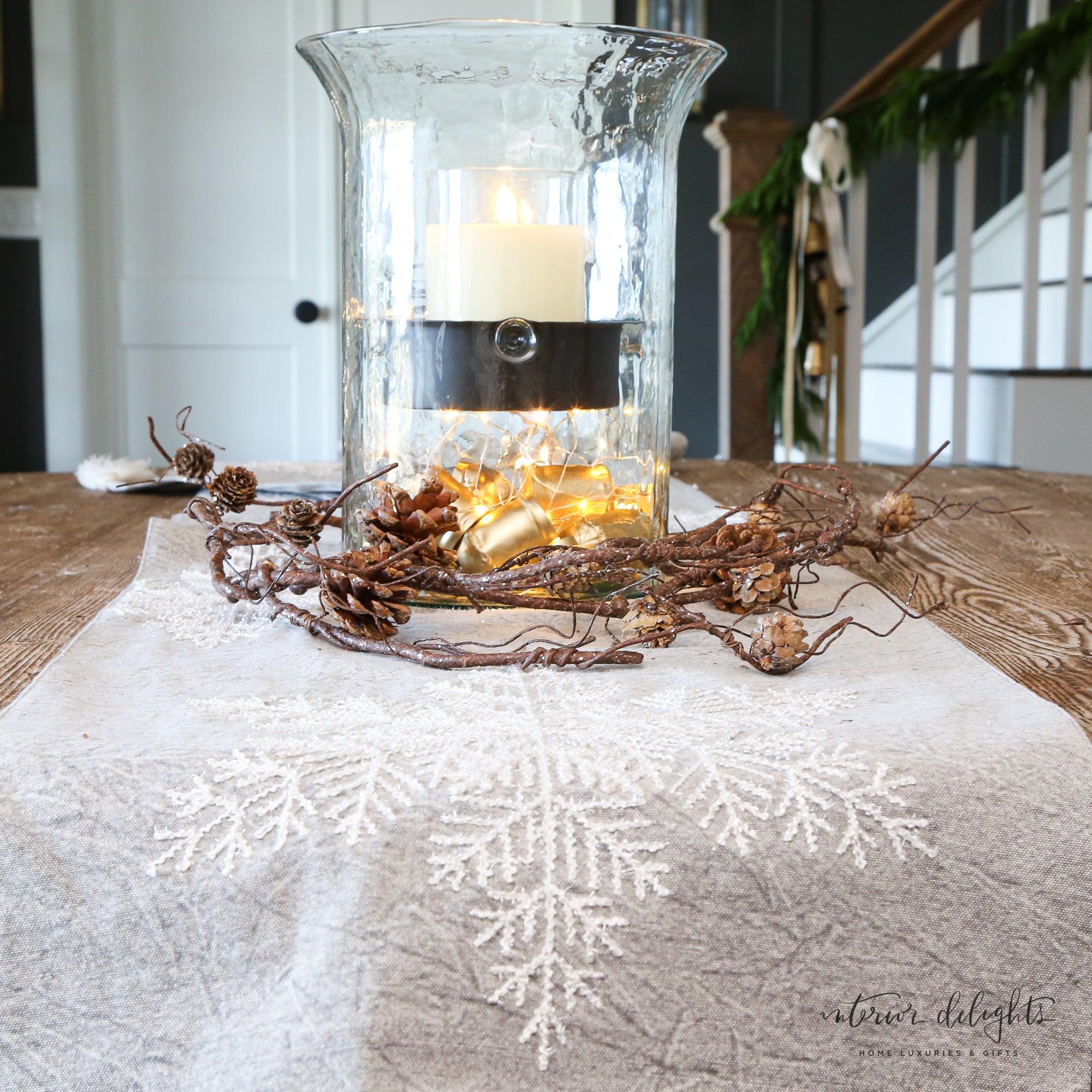 60" Twig and Pinecone Garland