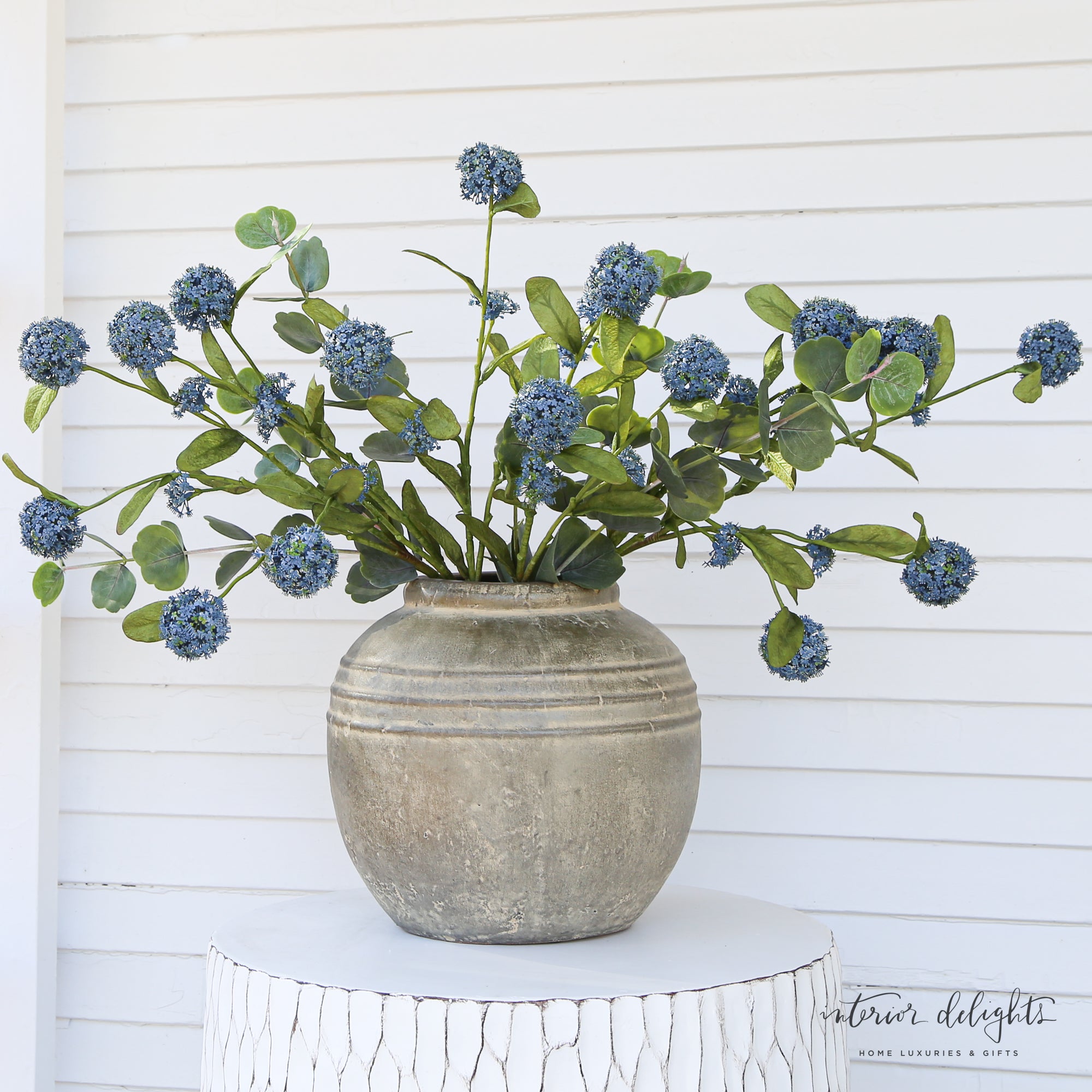 12” Charcoal Wash Vase