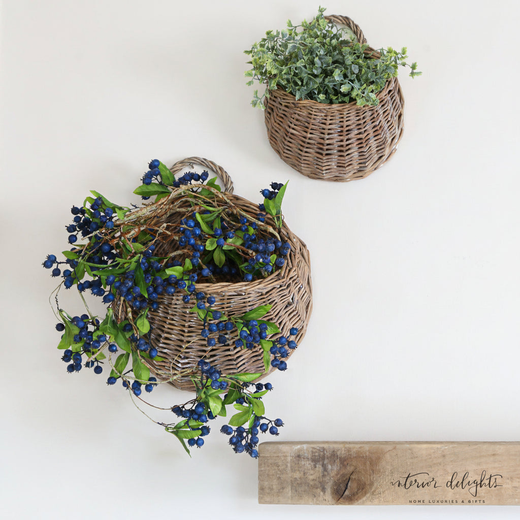 Close-up of Blue Berry Hanging Vine showcasing its flexibility and vibrant color for stylish arrangements.
