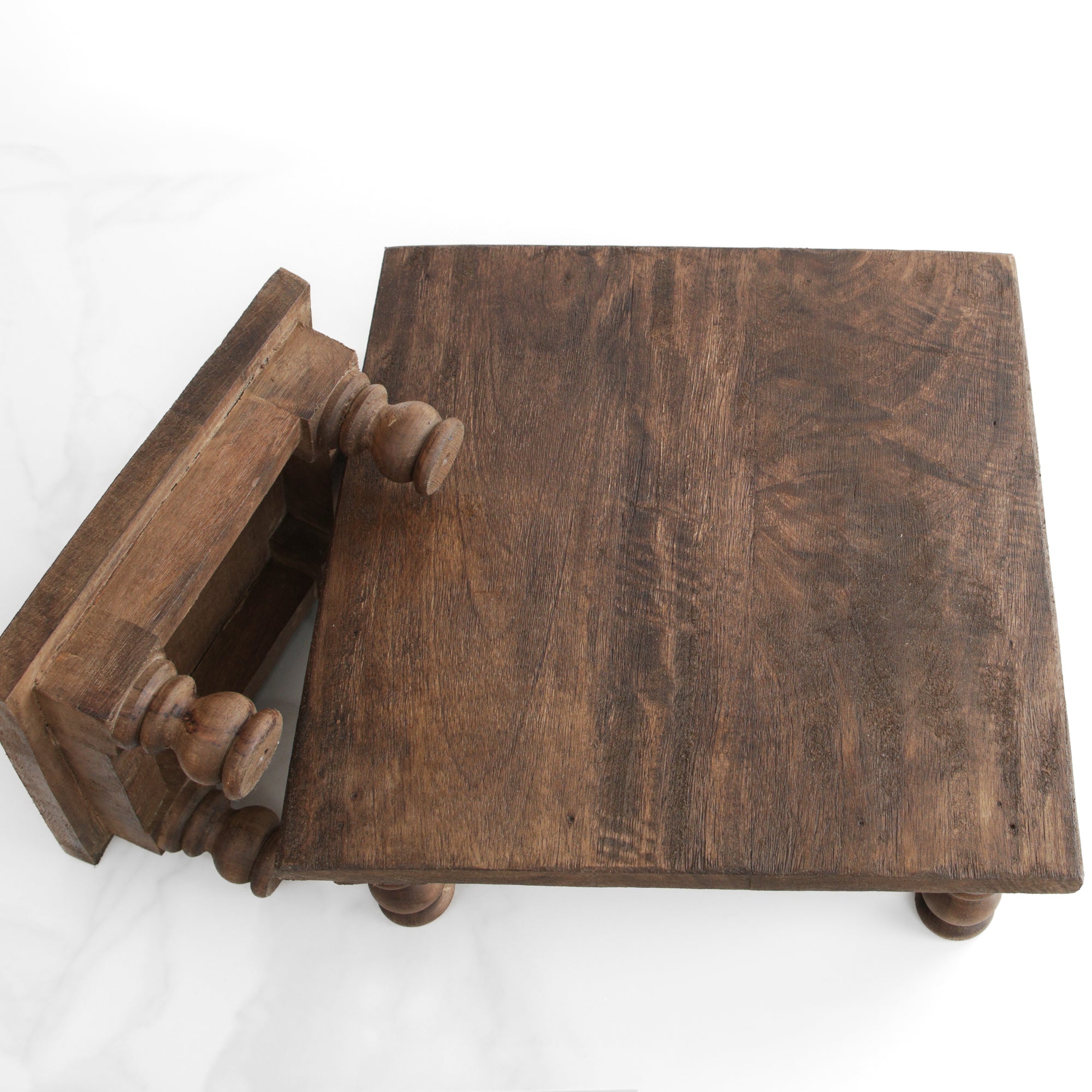Set of 2 Square Wood Risers