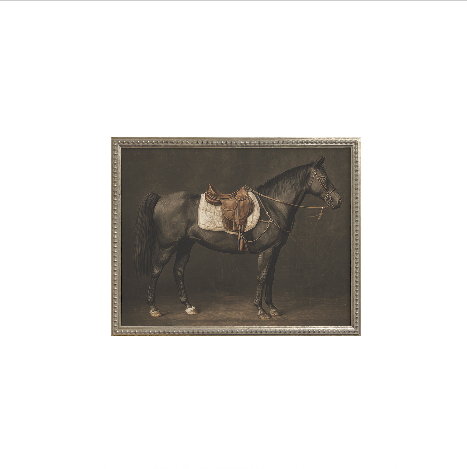 16x20 Silver Bead Horse Series (Set of 6)