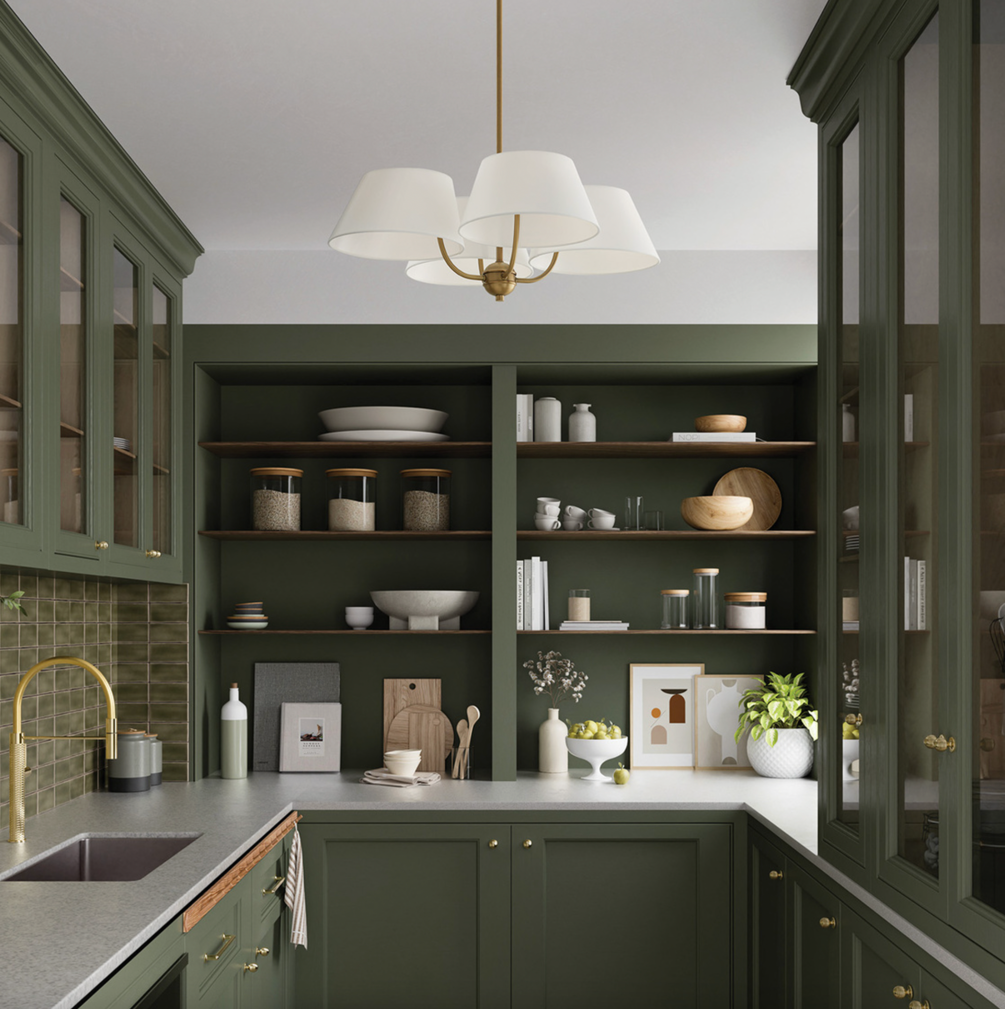 Welsley - 4 Light Chandelier - Interior Delights