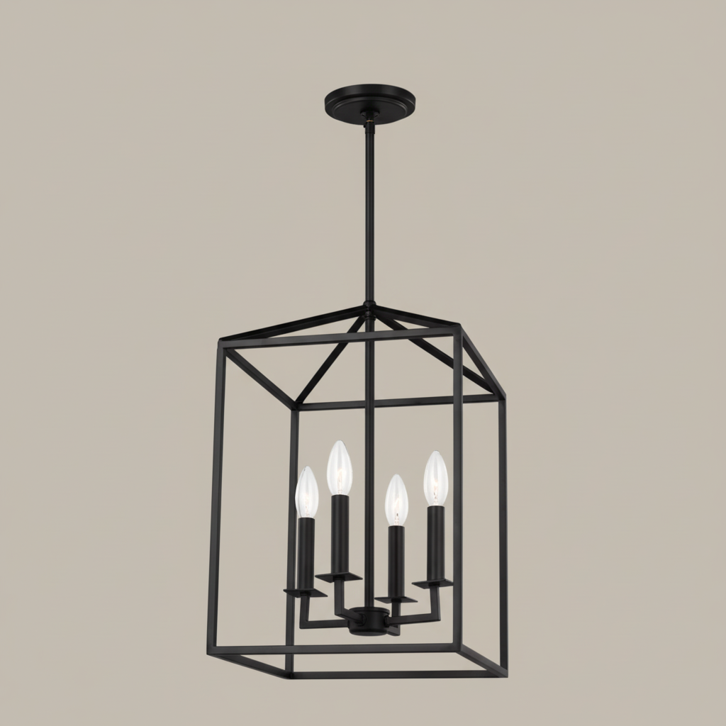 Patrick - 4 Light Pendant - Interior Delights