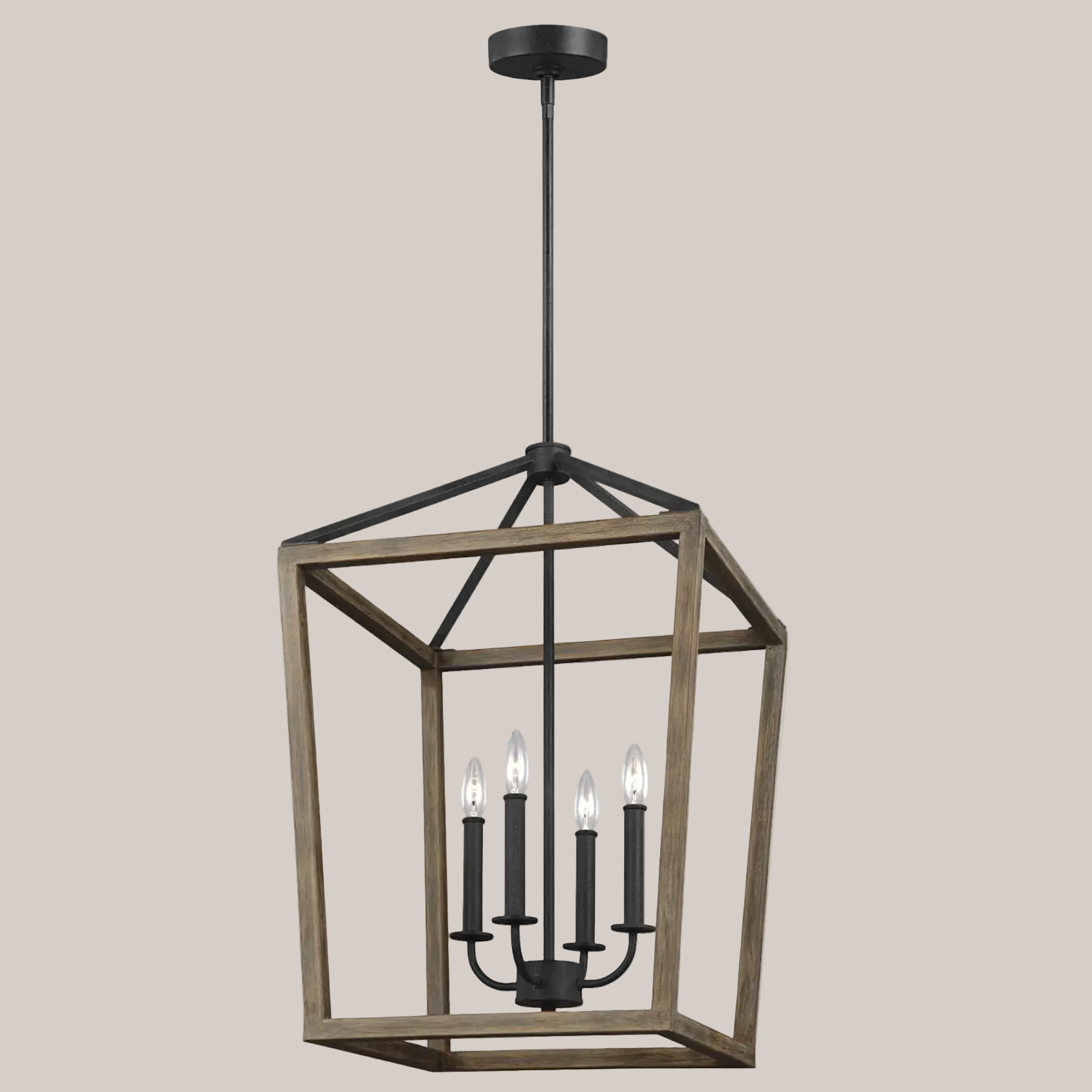 Garry - 4 Light Chandelier - Interior Delights