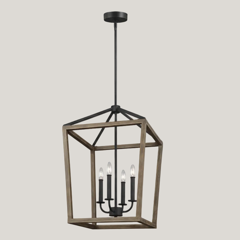 Garry - 4 Light Chandelier - Interior Delights