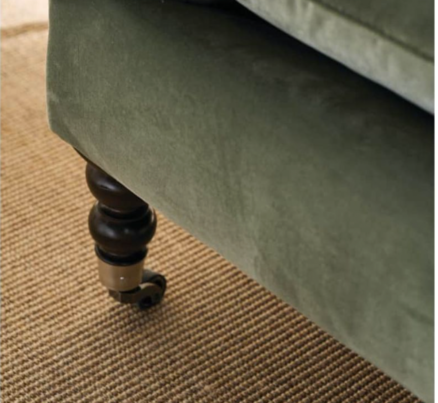 71” Madeline Sofa - Antiqued Moss Velvet