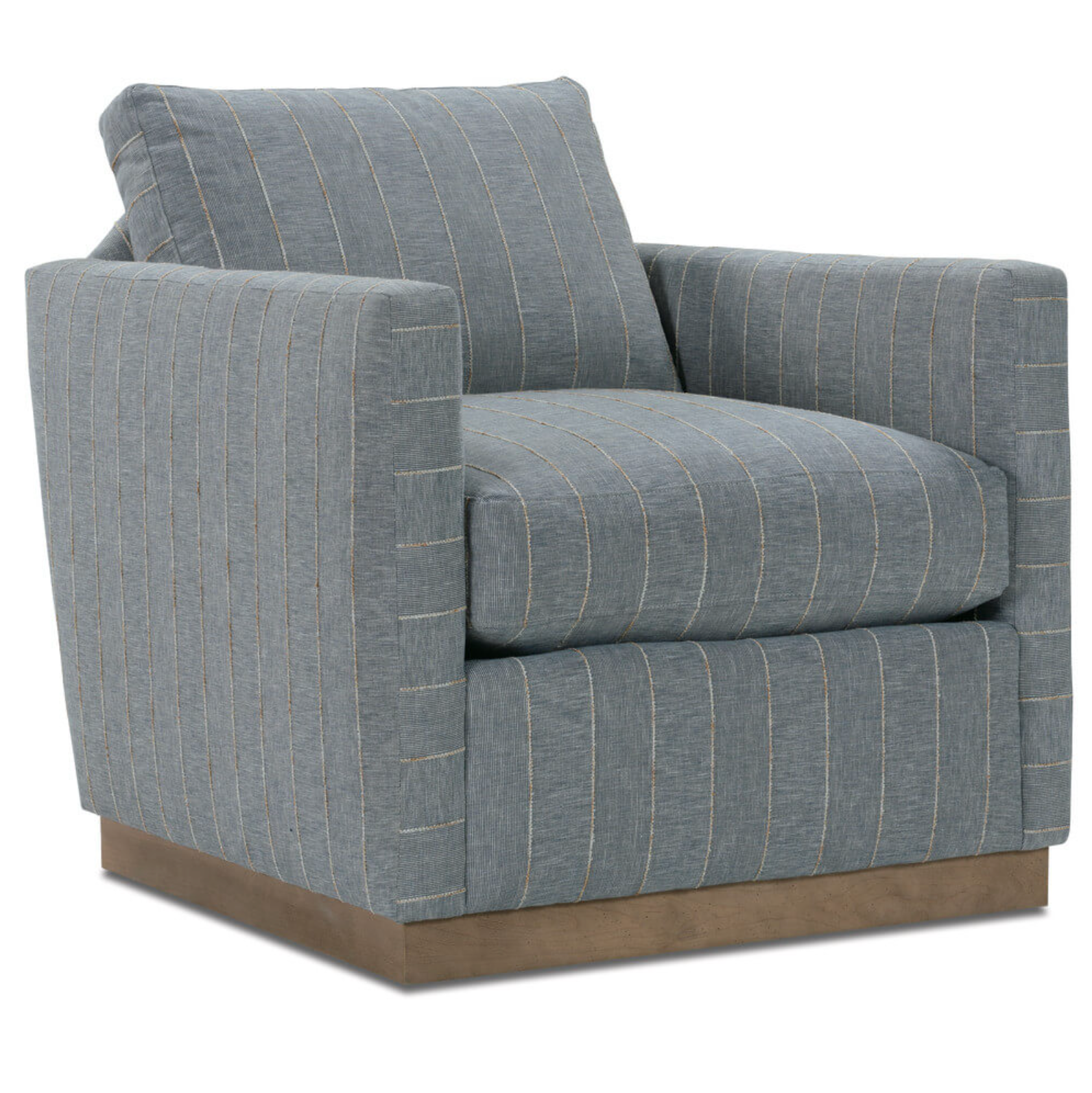 Allie Swivel - Indigo Kid-proof Stripe