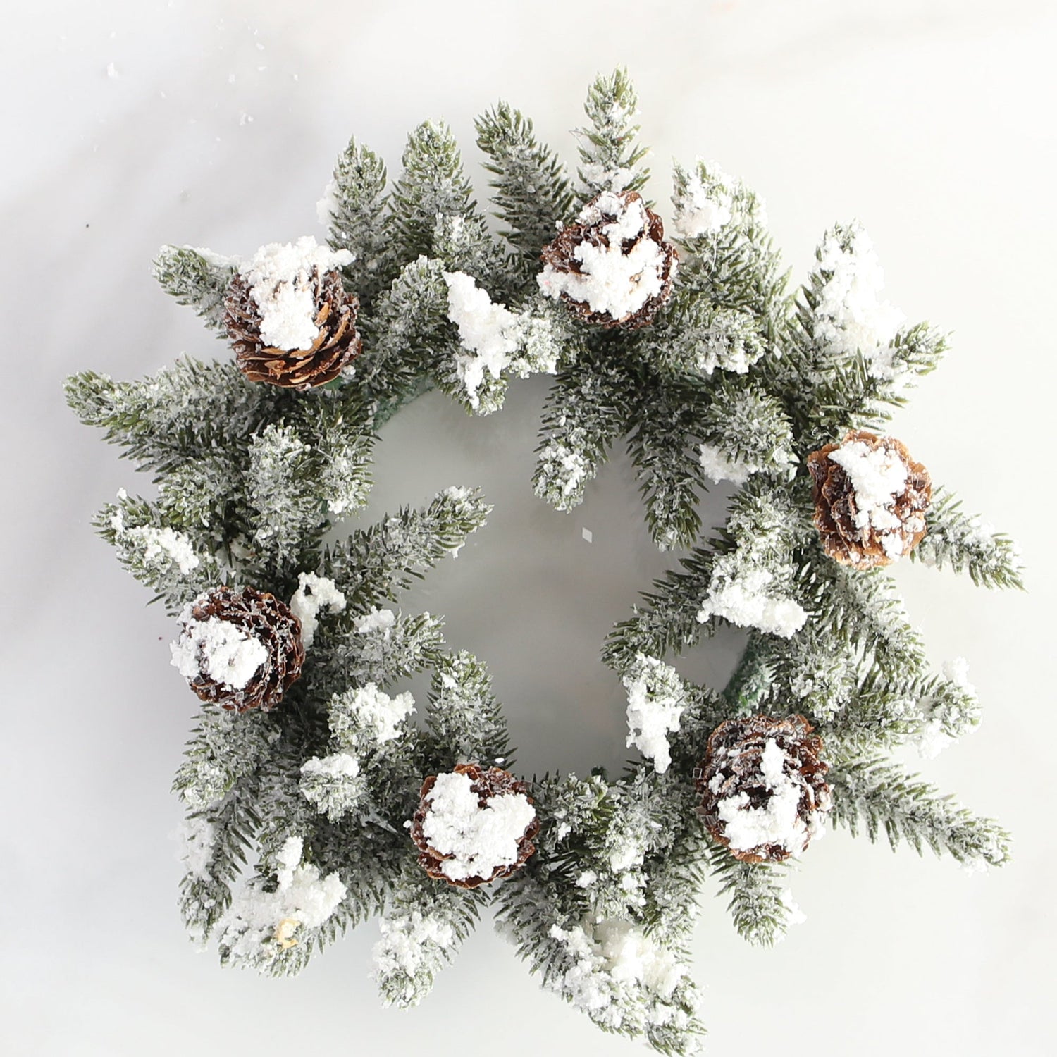 ARRANGEMENT: Mini Lantern Set with Pinecone LED&