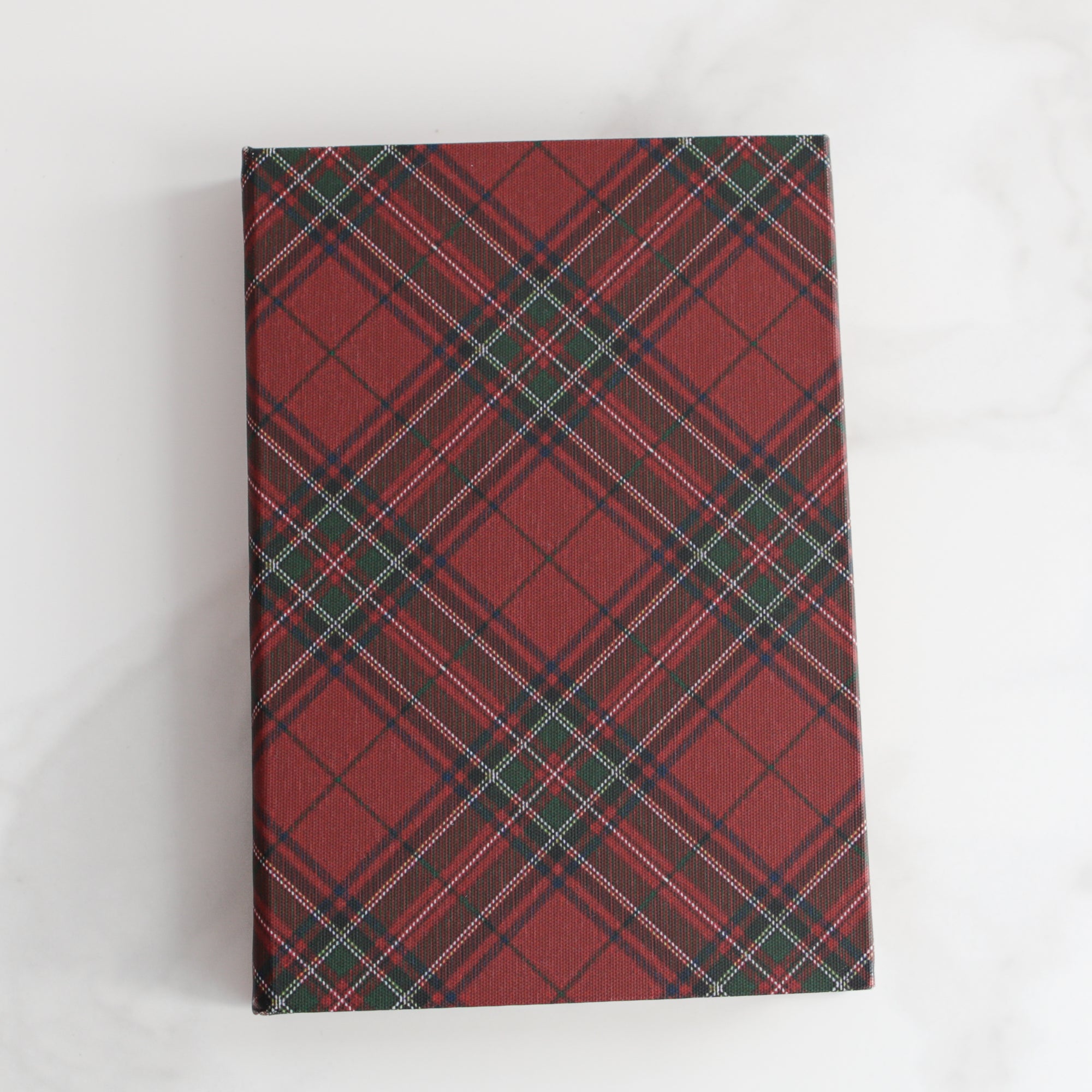 Red Tartan Plaid Notebook