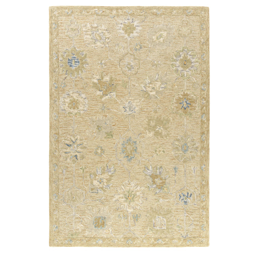 Elegant living space featuring the Sarah Rug in Rust color, perfect for enhancing indoor decor.