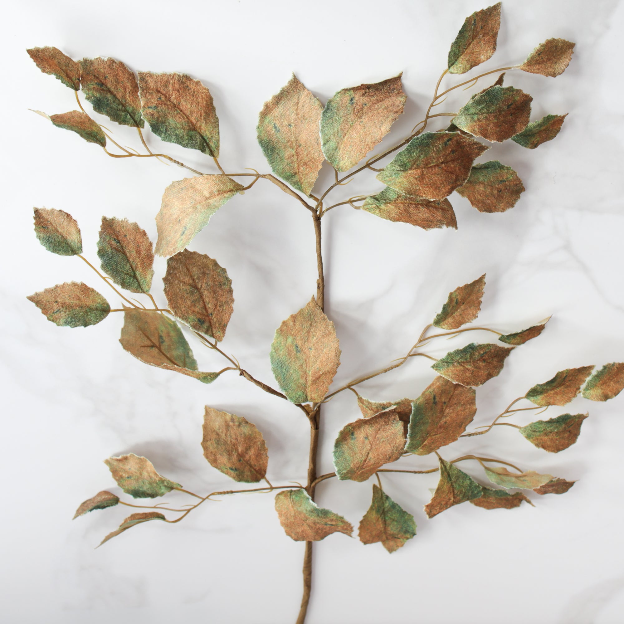 35" Autumn Leaves Stem, Gold
