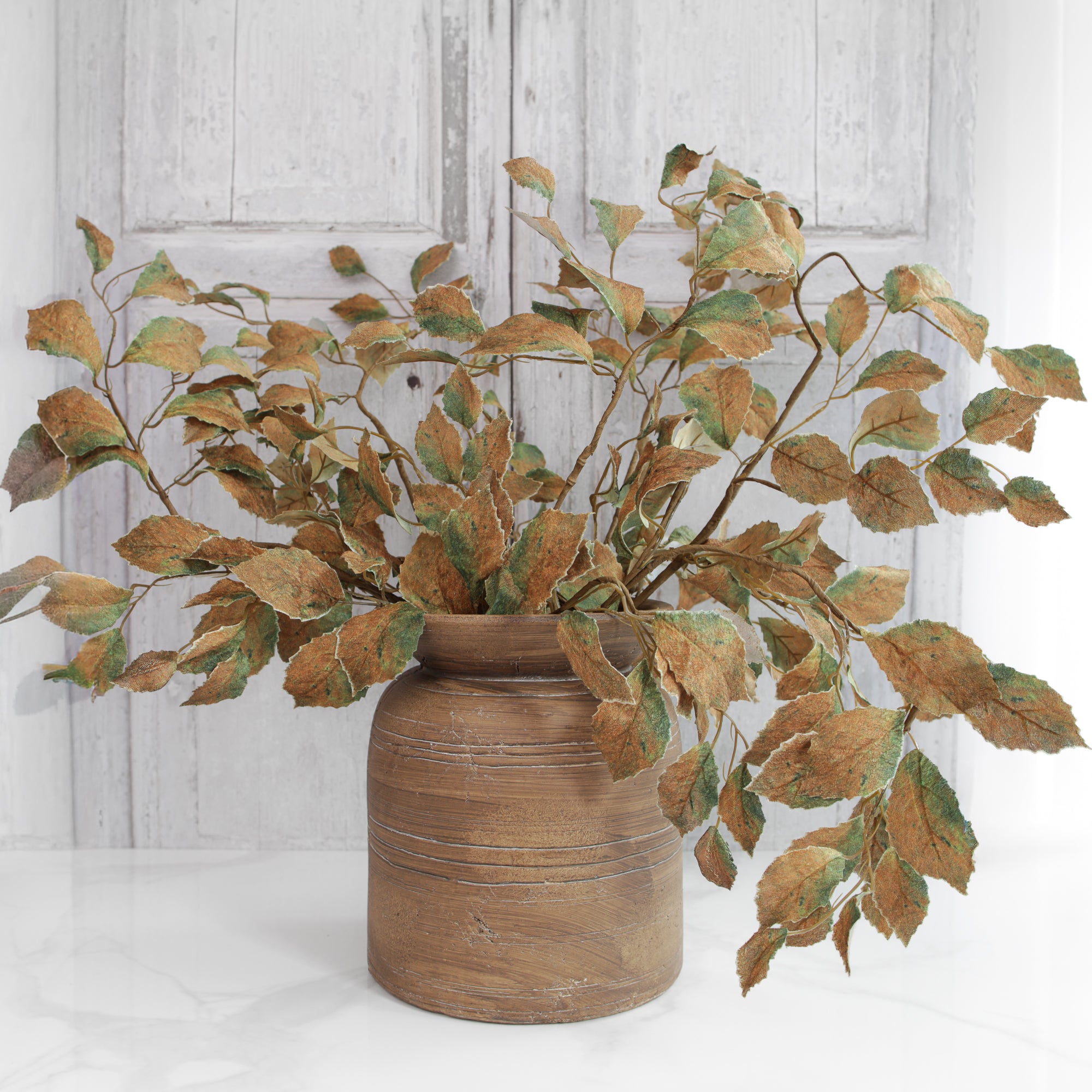 35" Autumn Leaves Stem, Gold