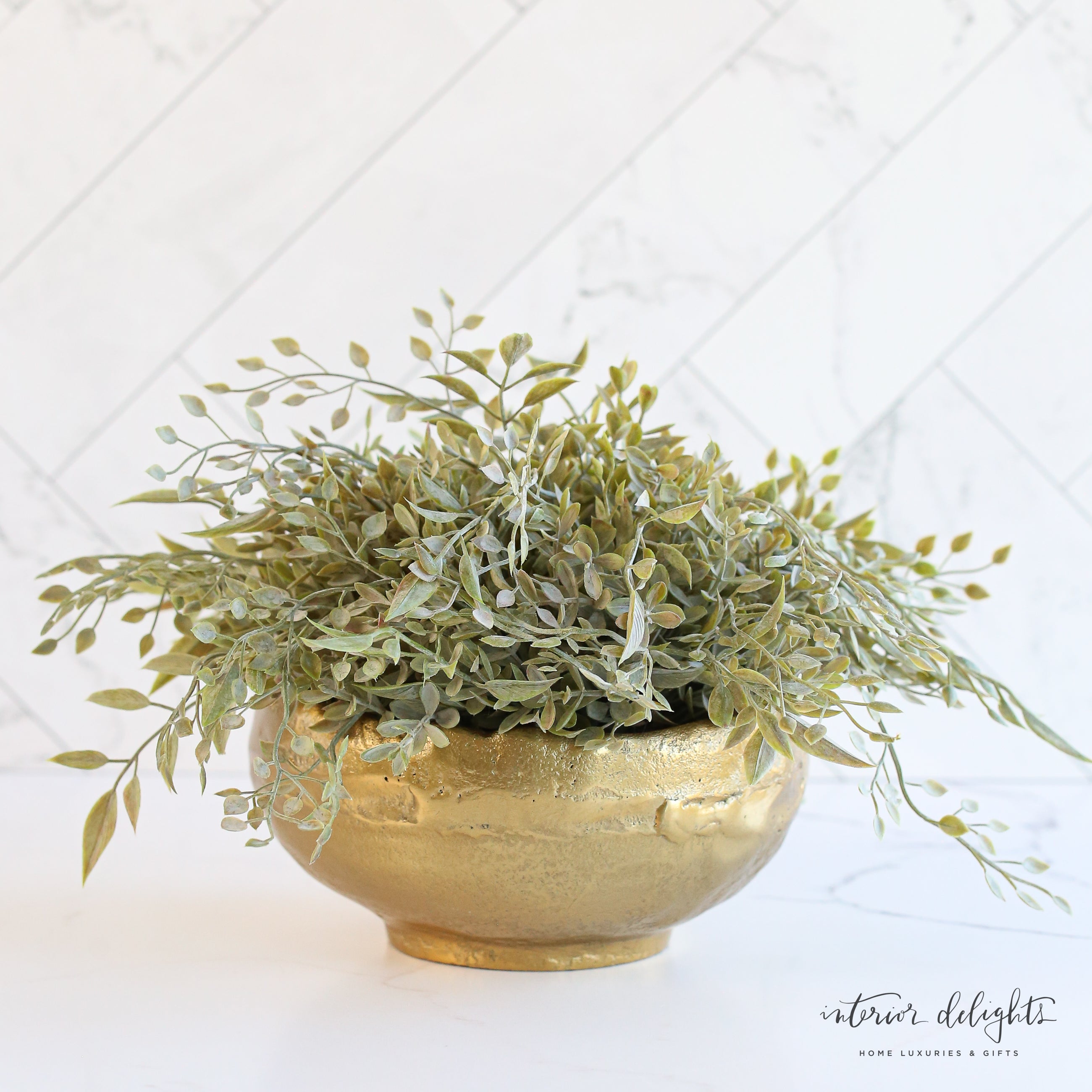 7" Rough Gold Bowl - Interior Delights
