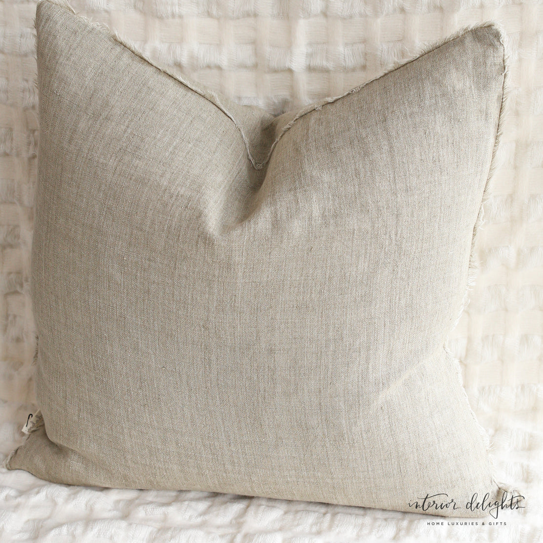 Lina Linen Pillow- 20x20- Sand